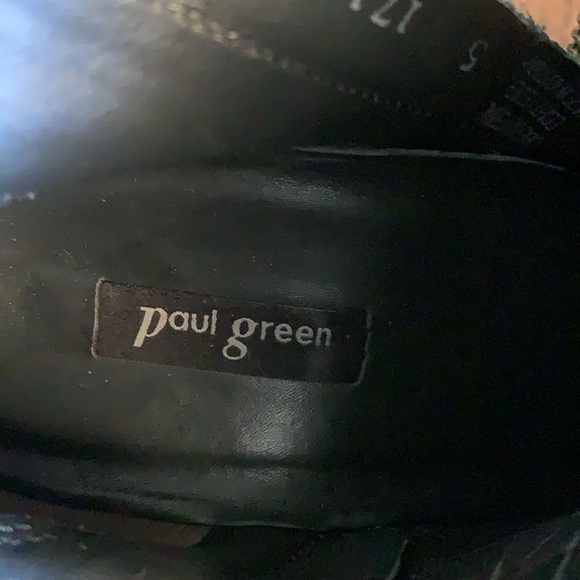 PAUL GREEN Malibu Sliced Zip Bootie in Black Nubuck Leather - Picture 6 of 6